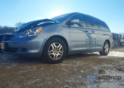 2005 Honda Odyssey Ex from USA, damaged, VIN 5FNRL38455B115970